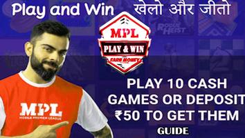 پوستر Earn Money From MPL - Tips Cricket & Guide Games