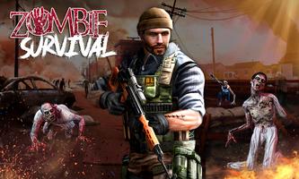 Zombies Survival Gun Shooting - Games Free Affiche