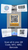QR Reader & MRZ, NFC Reader पोस्टर