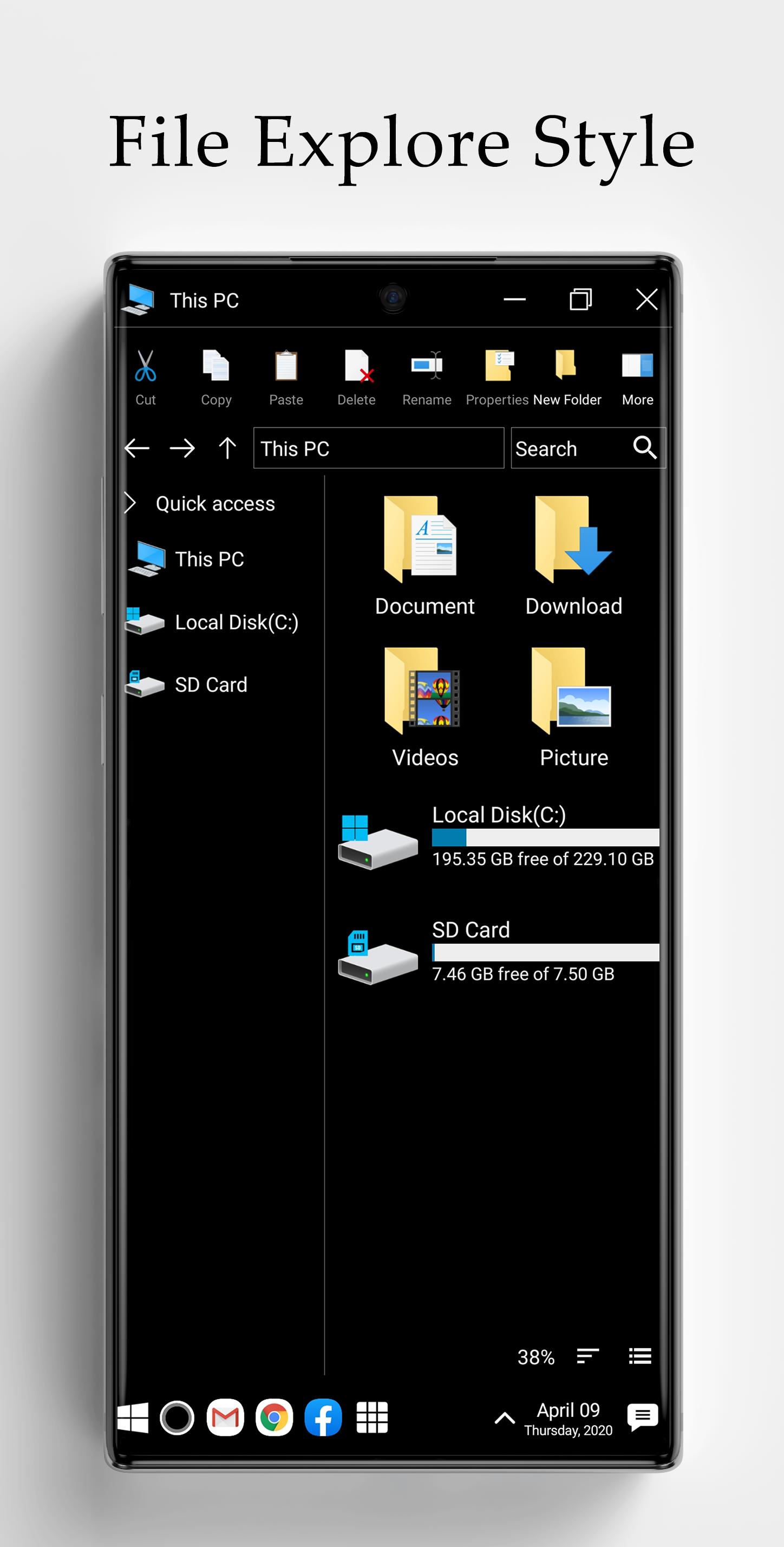 Computer Launcher Dark Theme For Android Apk Download