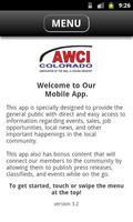 AWCI Colorado Chapter Cartaz