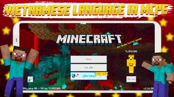 Bản dịch tiếng việt Minecraft โปสเตอร์