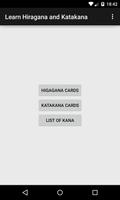 Learn Hiragana and Katakana poster