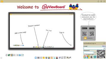 myViewBoard Whiteboard الملصق