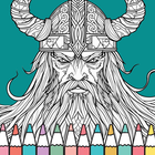 Viking Coloring Book-icoon