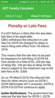 GST Late Fees / Penalty Calc screenshot 2