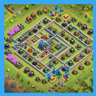 layout for clash of clans आइकन
