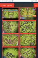 layout for clash of clans ポスター