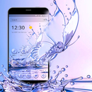 Violet Water Butterfly Theme APK
