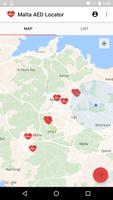 Malta AED Locator imagem de tela 2