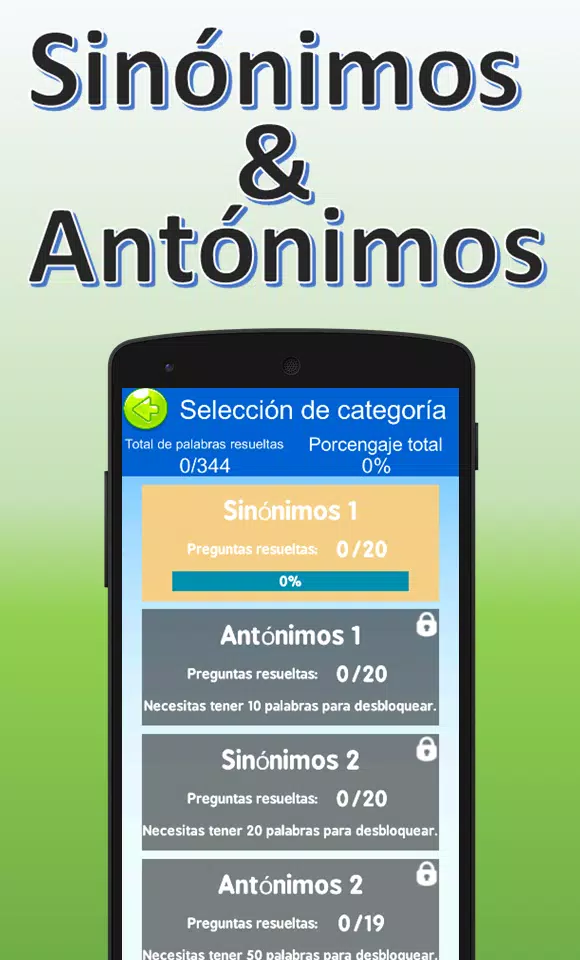Download do APK de Sinónimos y Antónimos para Android
