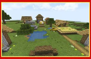 Poster Village maps for Minecraft pe