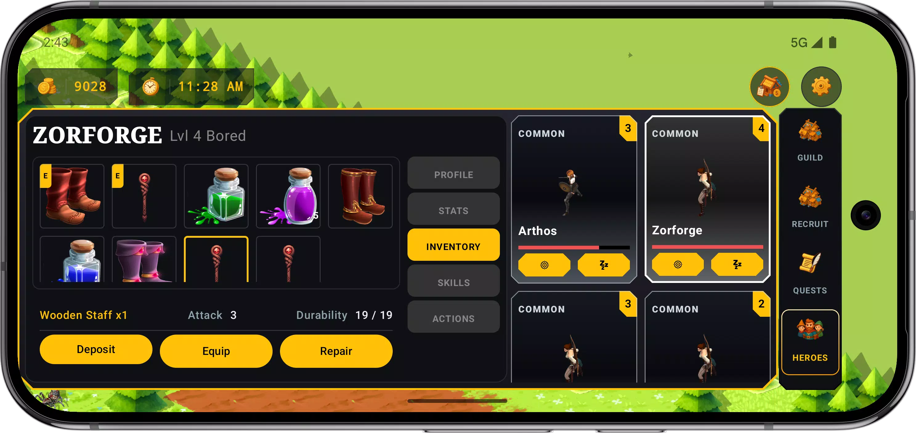 冒险者公会:角色扮演游戏模拟器