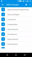 Java OOPs Concepts - Java Tuto اسکرین شاٹ 1