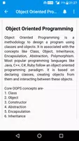 Java OOPs Concepts - Java Tuto اسکرین شاٹ 2