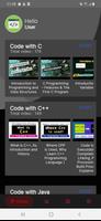 Learn Code, Learn C, C++, Python, Java, Kotlin Affiche