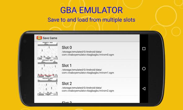 VinaBoy Advance - GBA Emulator screenshot 1