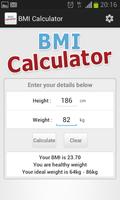 برنامه‌نما BMI Calculator عکس از صفحه