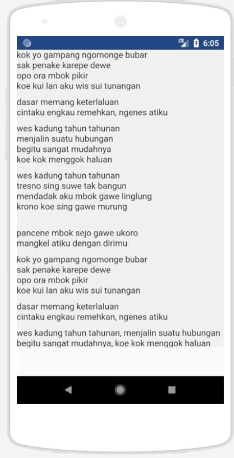 √ Lirik Lagu Trimo Mundur