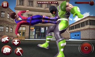 1 Schermata Flying Spider Boy: Superhero Training Academy Game