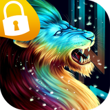 Lion Art Passcode Lock Screen icône