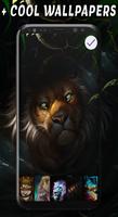 Lion Art Passcode Lock Screen screenshot 2