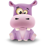 Happy Hippo Live Wallpaper