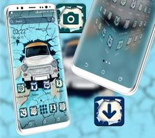 Vintage Car Launcher Theme تصوير الشاشة 3