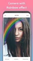 Rainbow Camera - Fuite de lumière et superposition Affiche