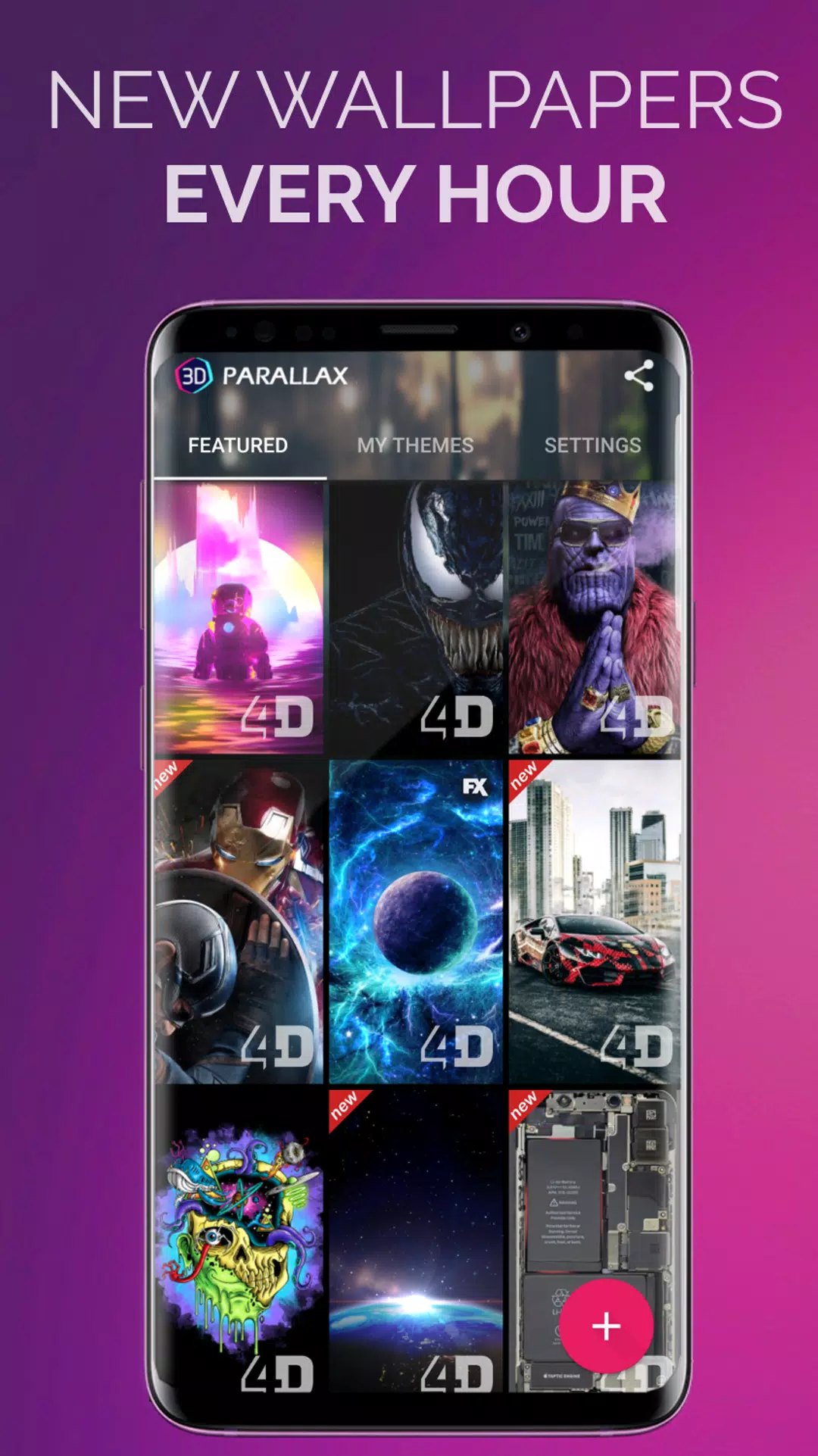 Tải xuống APK 4D Parallax Wallpaper cho Android