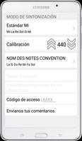 Afinador de Guitarra captura de pantalla 1