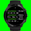 terminal command watch face
