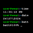 terminal command watch face aplikacja