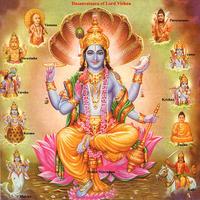 Vishnu Chalisa,Aarti,Wallpaper Affiche