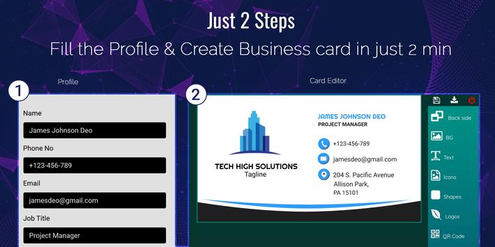 Business Card Maker 截图 15