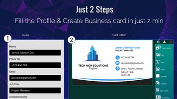 Business Card Maker, Visiting screenshot 1