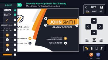 Business Card Maker تصوير الشاشة 2