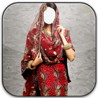 Indian Bride Photo Montage Zeichen