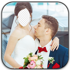 Wedding Couple Photo Montage Zeichen