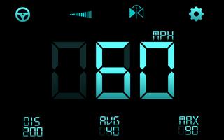 برنامه‌نما Digital GPS Speedometer Offline عکس از صفحه