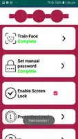 5 Schermata Face Lock Screen