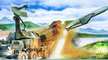 미 육군 로봇 미사일 게임 3D 포스터