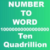 Number to Word Converter plakat