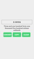 Number to Word Converter syot layar 2