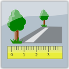 Telemeter - camera measure simgesi