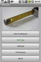 Telemeter - camera measure poster