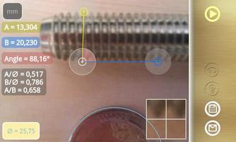 Diskometer - camera measure screenshot 1