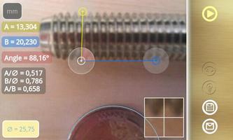 Diskometer - camera measure capture d'écran 1