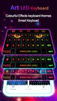 برنامه‌نما Led Keyboard - Emoji, Backlit عکس از صفحه