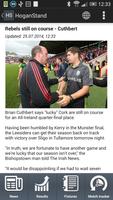 Hogan Stand - GAA news screenshot 1